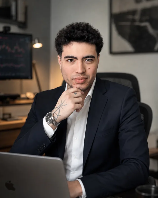 JamesLNE, founder and head trader of EliteTraders, at his trading desk